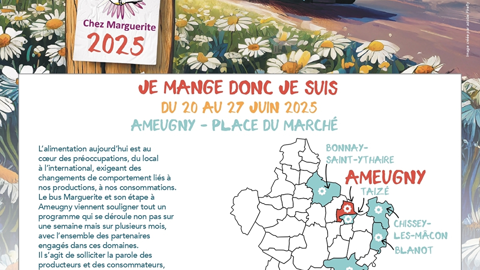 BUS MARGUERITE - Je mange donc je suis