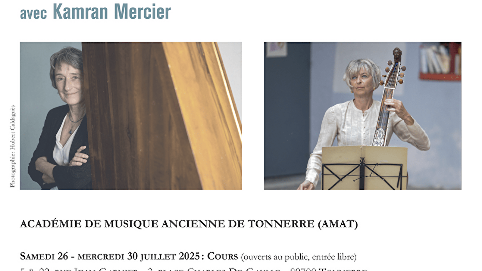 Masterclass clavecin et viole de gambe