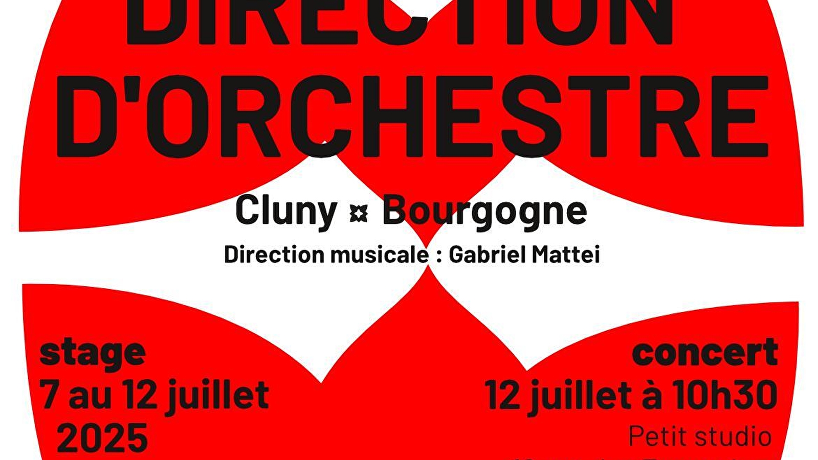 Stage de direction d'orchestre