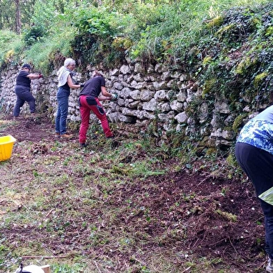 Visite du chantier Rempart - Camp Gallo-Romain de Cora
