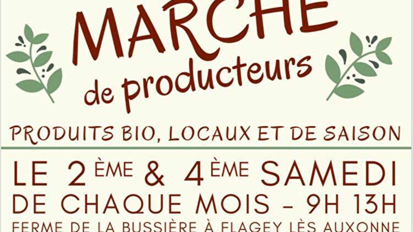Marché de producteurs