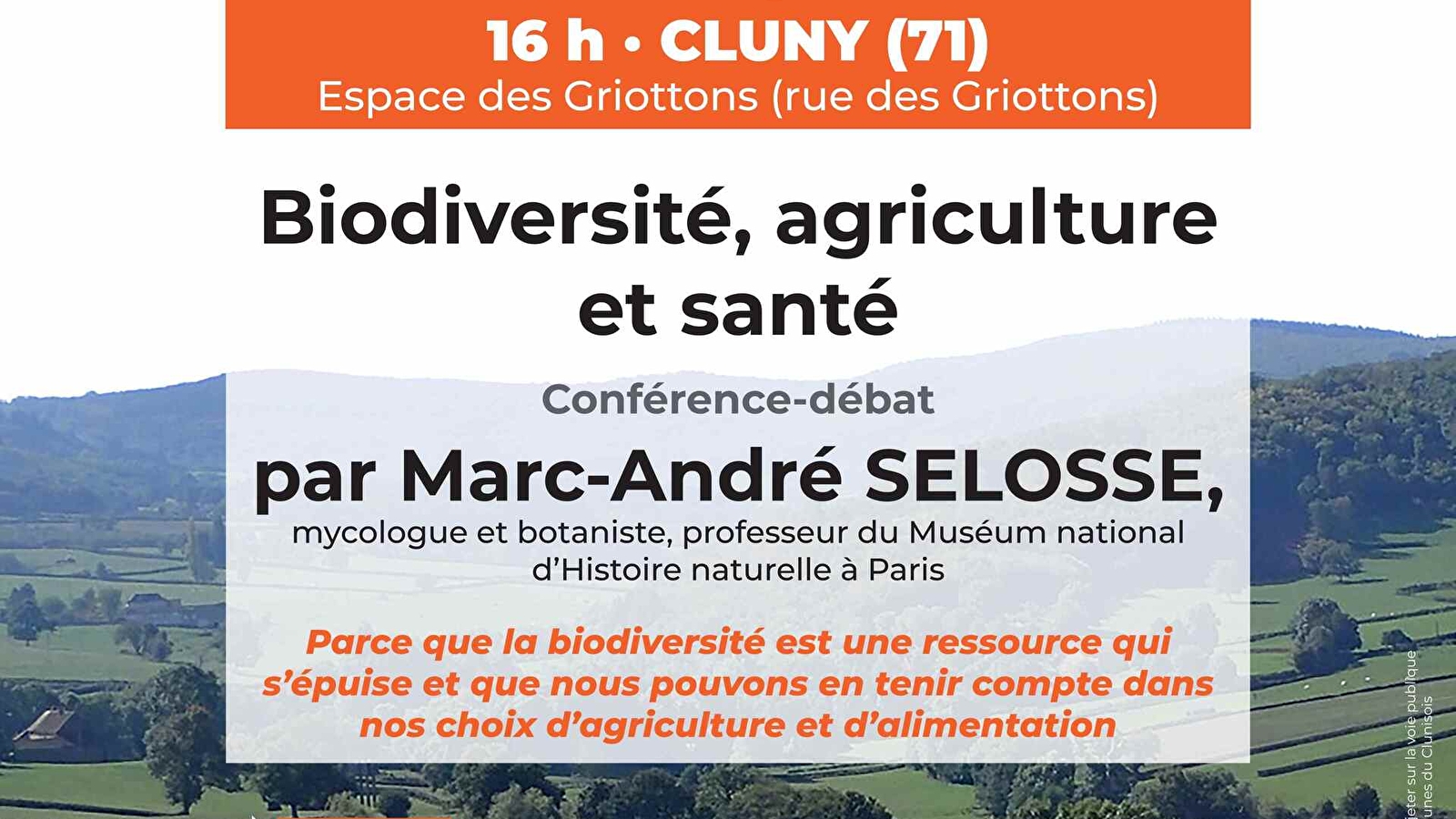 Biodiversité, agriculture et santé