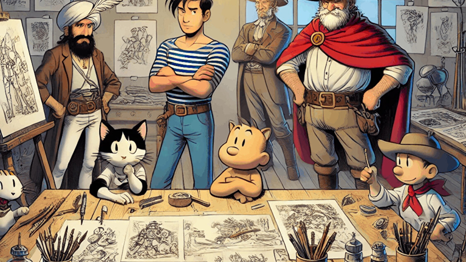 Création d'une bande dessinée