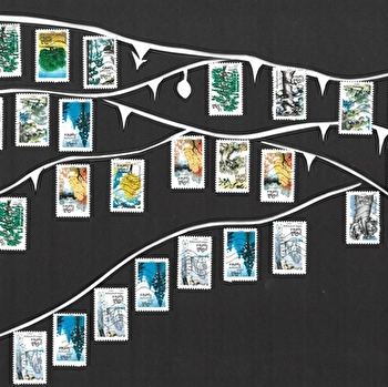 Exposition de collages de timbres oblitérés de Phil « Art » Helie - BUXY