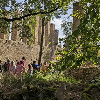 Visite du chateau de Lourdon - LOURNAND