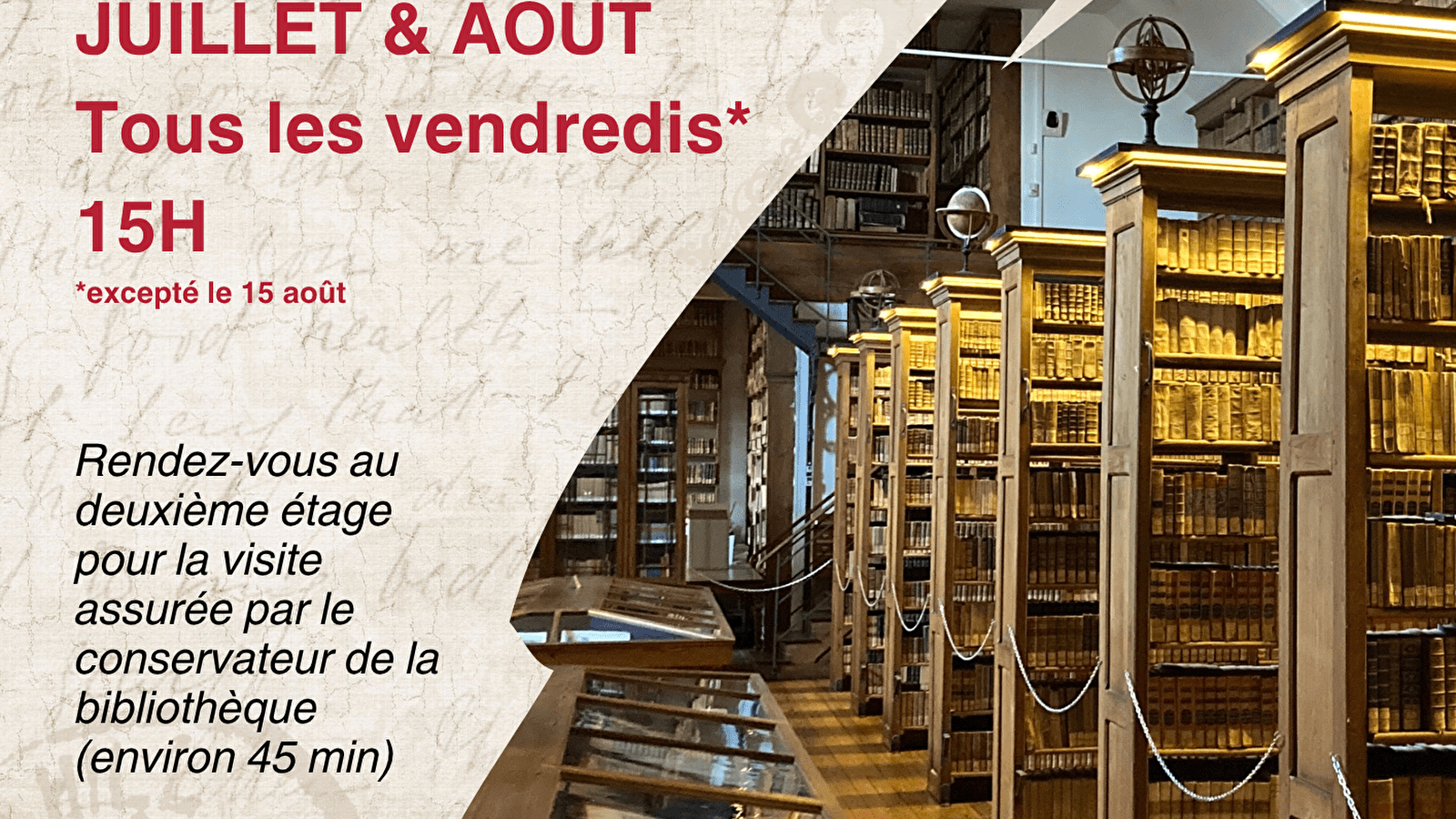 Visites commentées du Fonds Ancien de la bibliothèque patrimoniale d'Autun par le conservateur