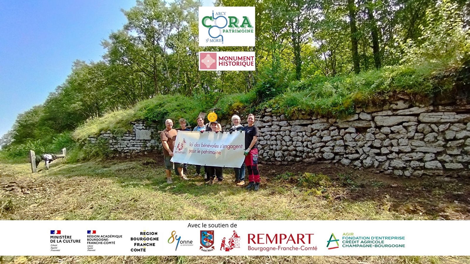 Visite du chantier Rempart - Camp Gallo-Romain de Cora