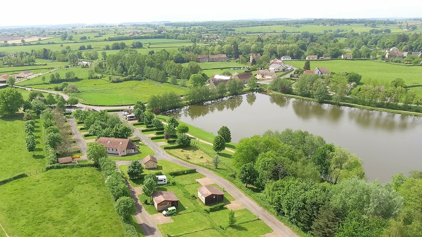 Aire de service pour les campings-cars