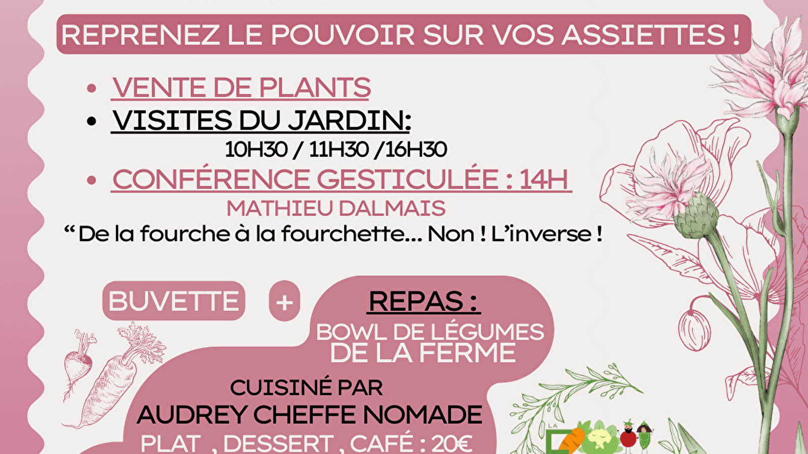 Fête du Printemps : Reprenez le pouvoir sur vos assiettes