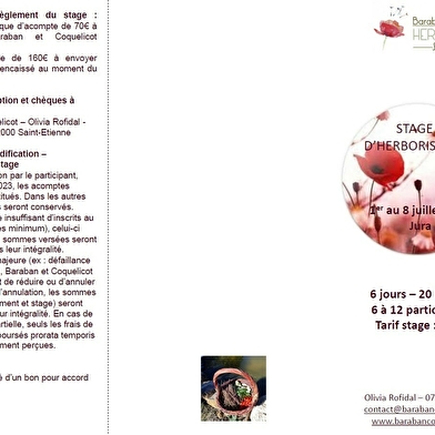 Stage d'herboristerie
