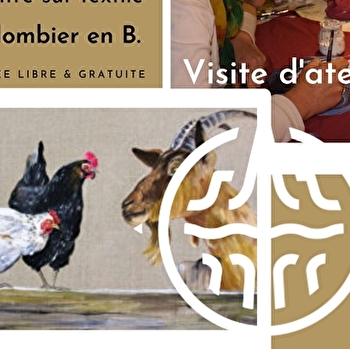 Un Jour, Un Artisan : Pascale Grisard, Peinture sur tissus - COLOMBIER-EN-BRIONNAIS