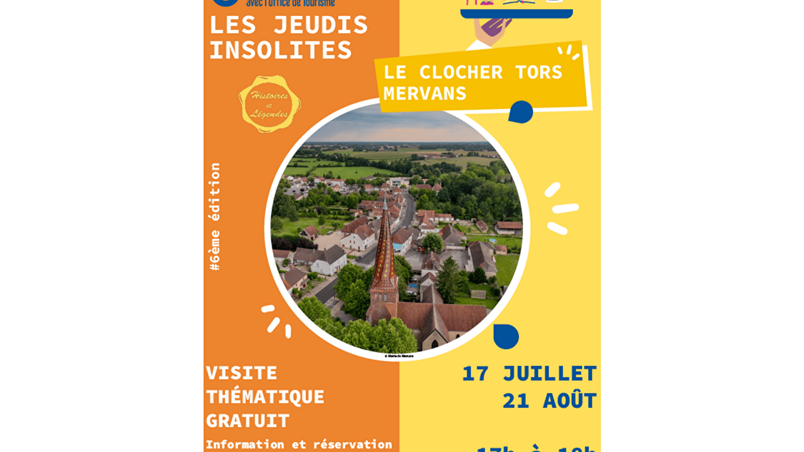 Jeudis insolites : Clocher Tors de Mervans