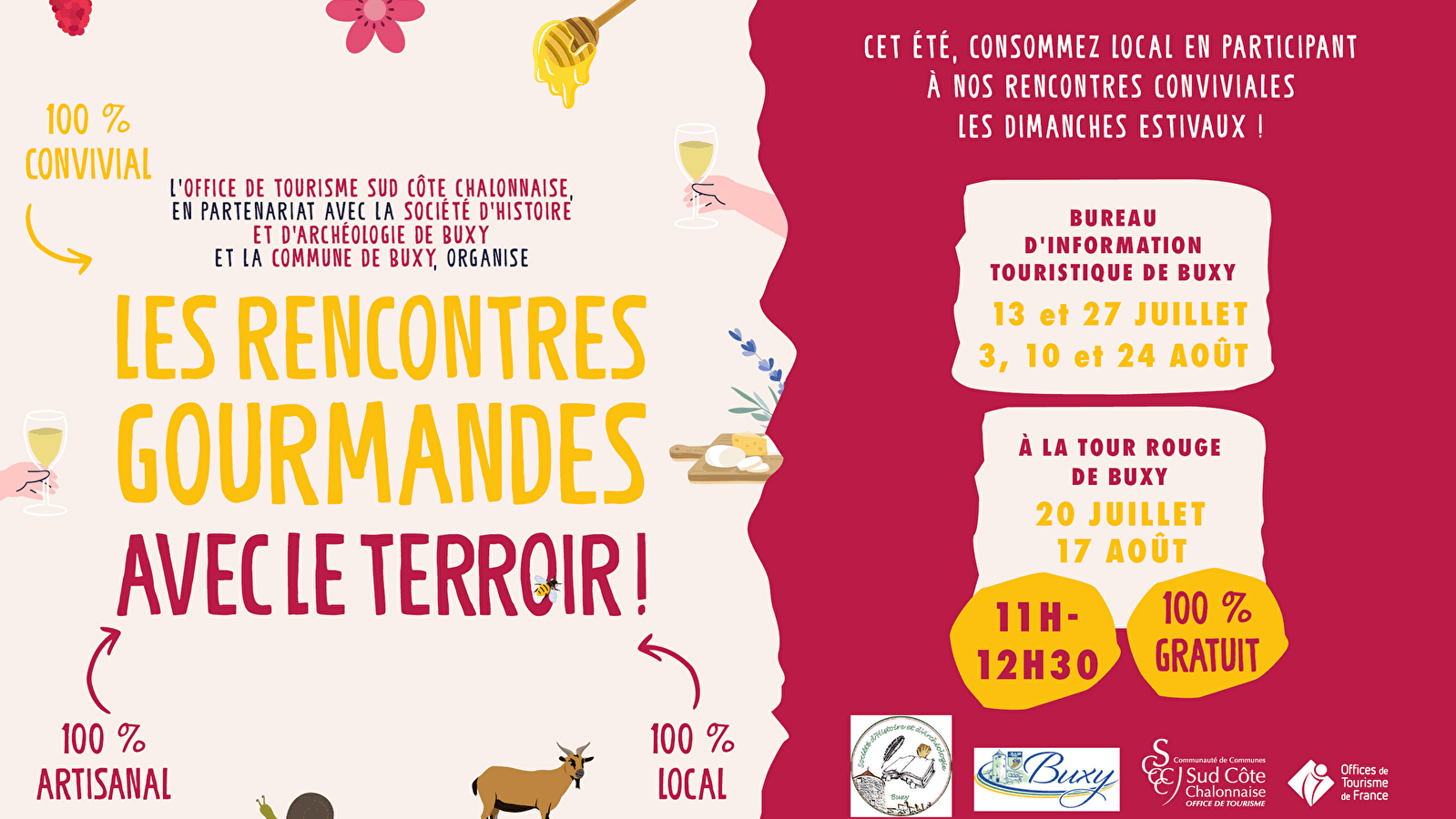 Rencontres gourmandes avec le terroir en Sud Côte Chalonnaise