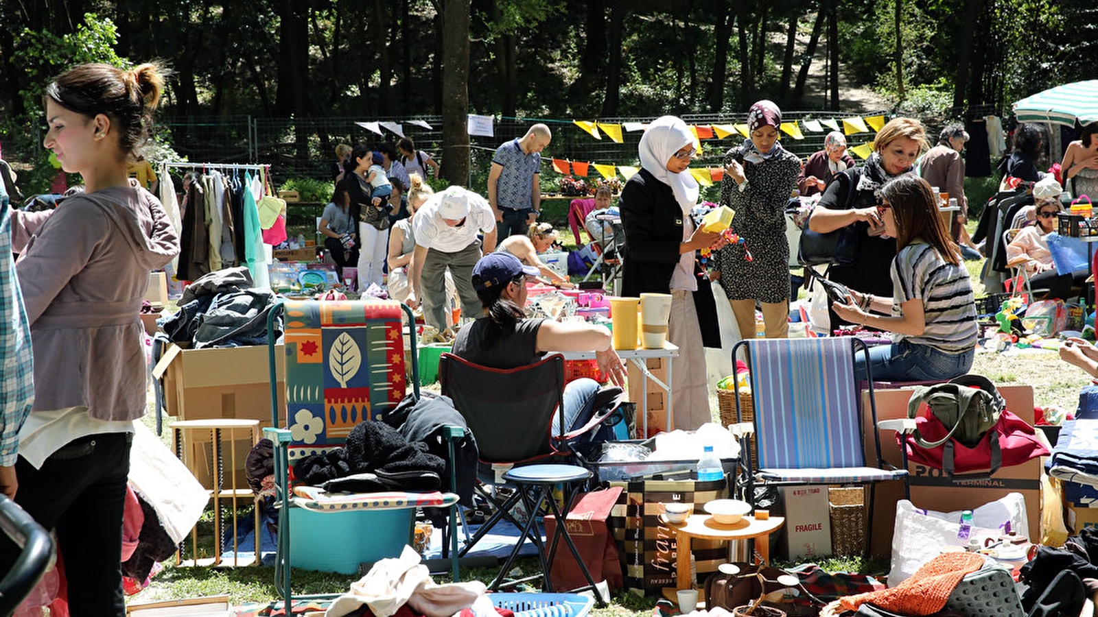 Vide grenier à Choye