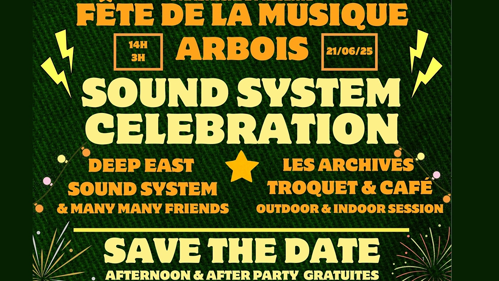 Sound system celebration