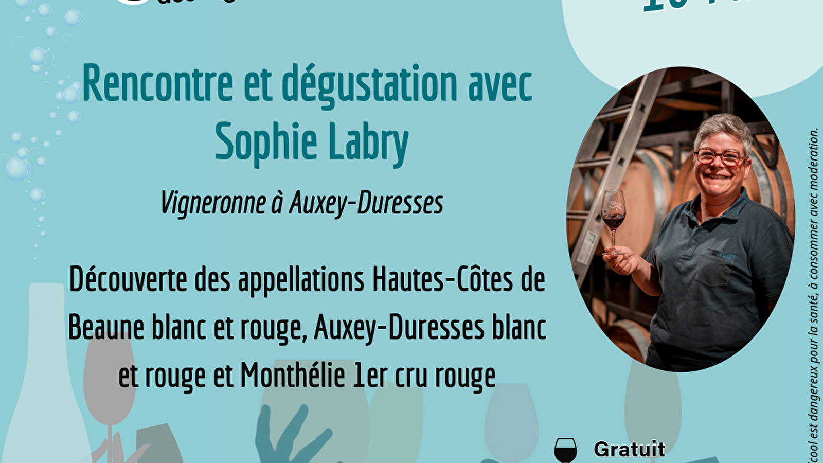 Les Dégust'ivales - Rencontre et dégustations avec Sophie Labry