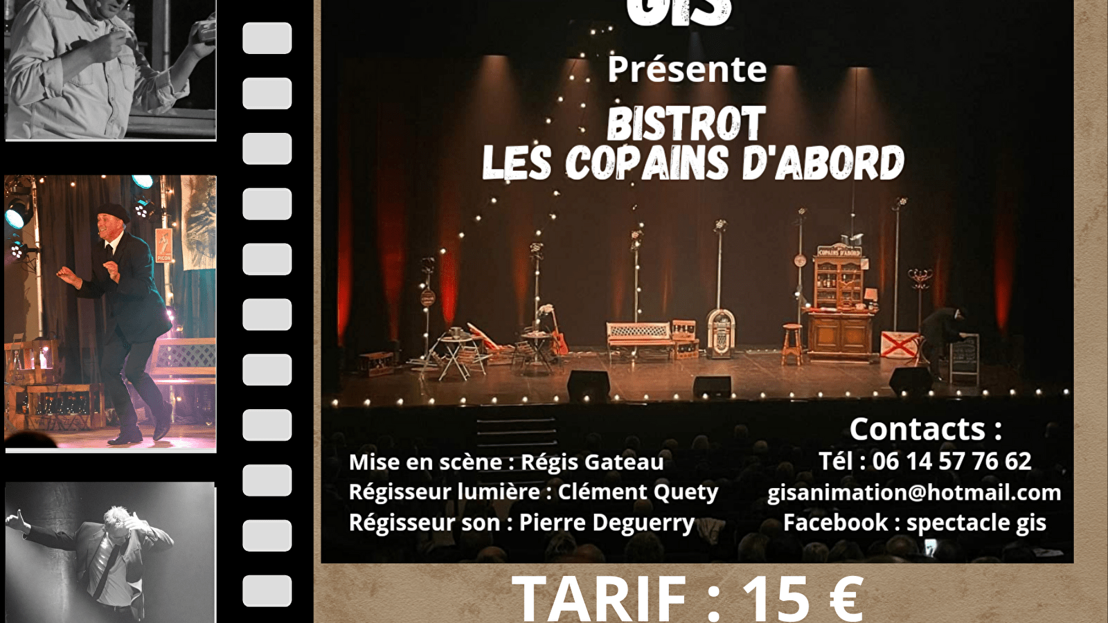 Spectacle 'Bistrot les copains d'abord'