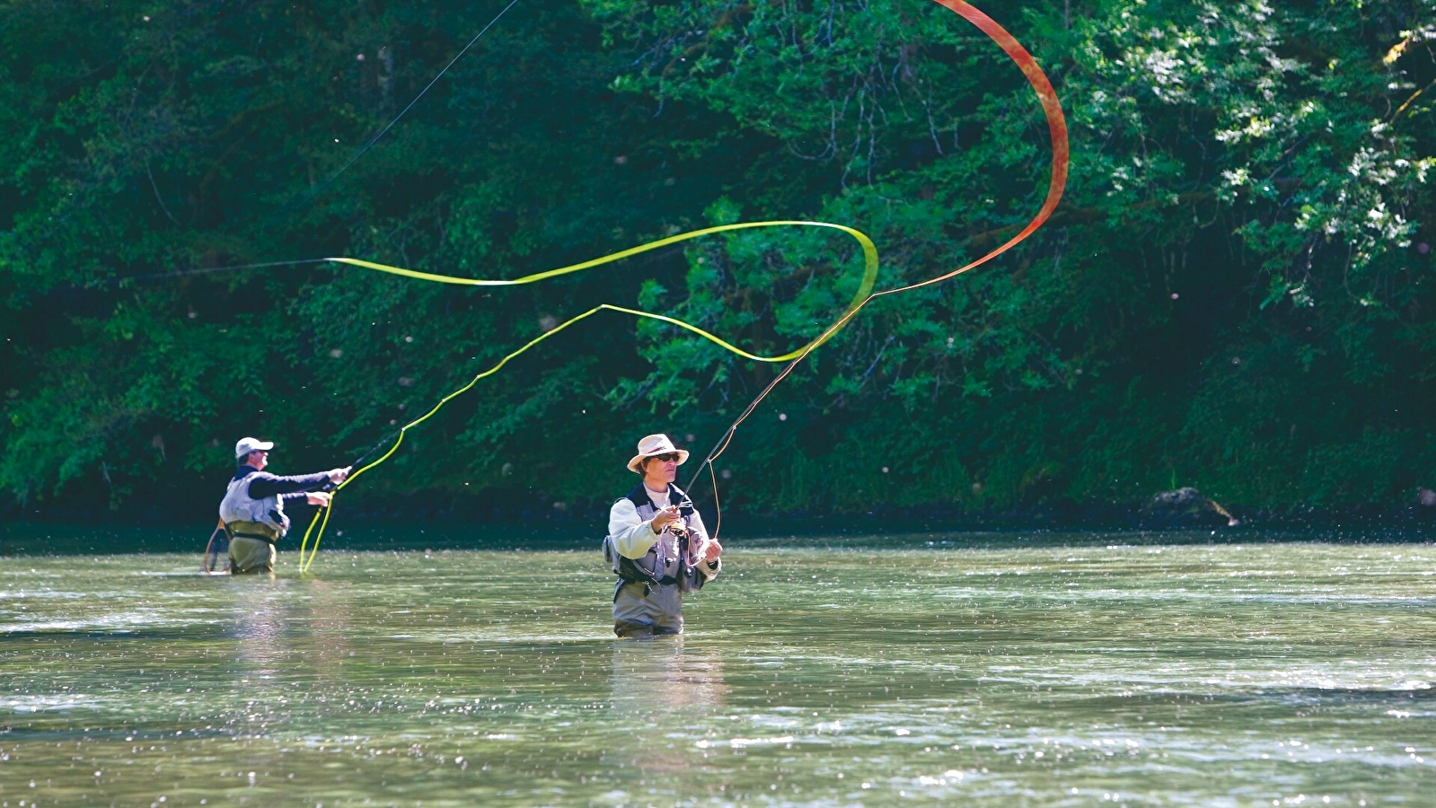 Pêche dans les rivières du Doubs