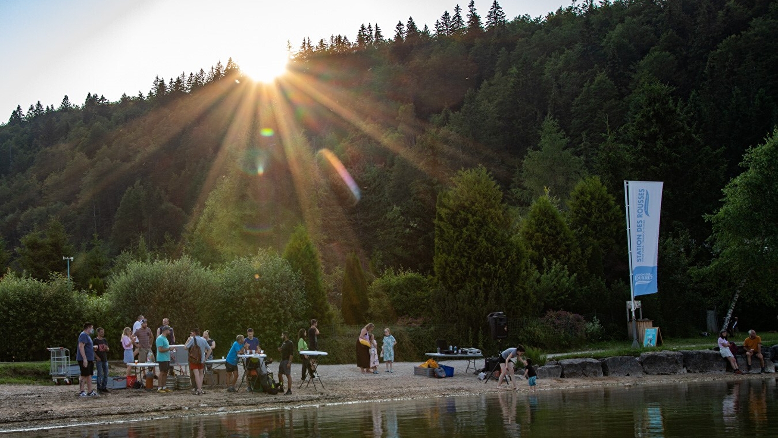 Le Lac s'anime