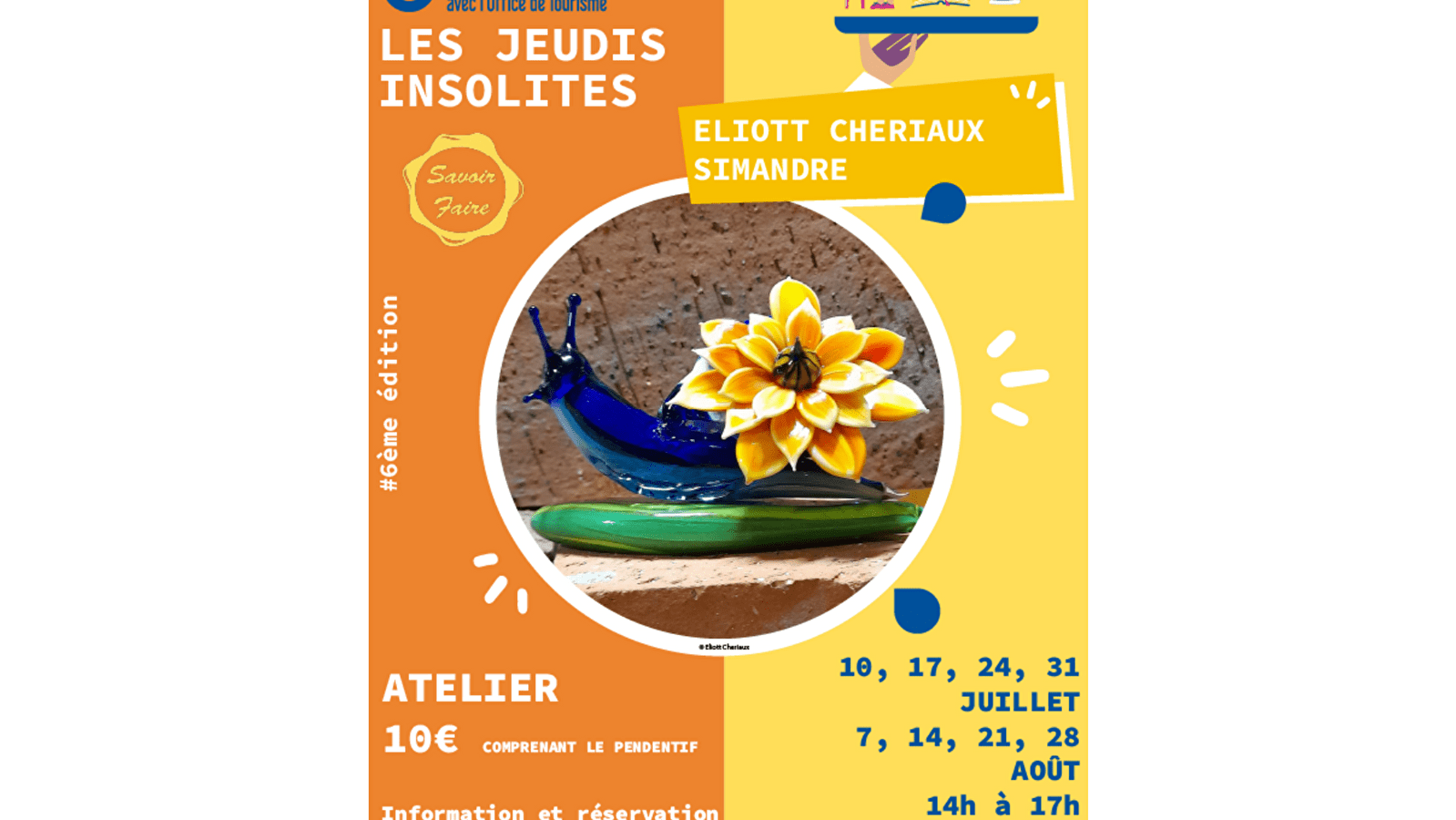 Jeudis insolites : Eliott Cheriaux