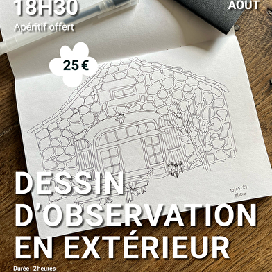 Atelier dessin d'observation en extérieur