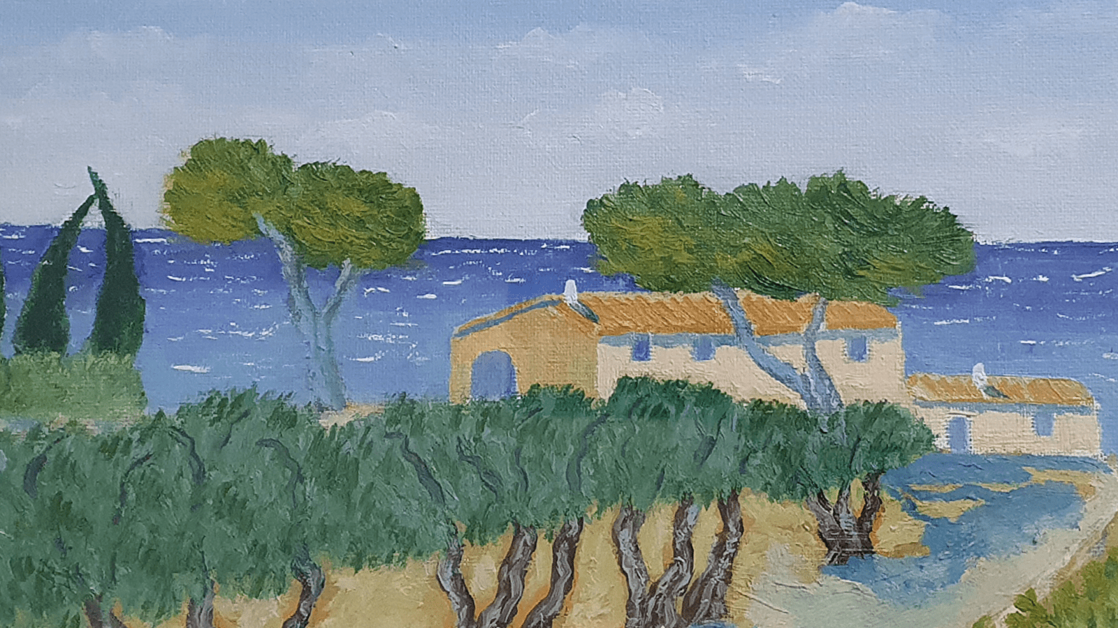 Exposition d'aquarelles et peintures à l'huile : Claude Albin