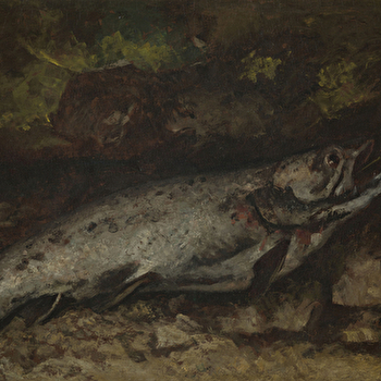 Prêt exceptionnel La Truite, Gustave Courbet - ORNANS