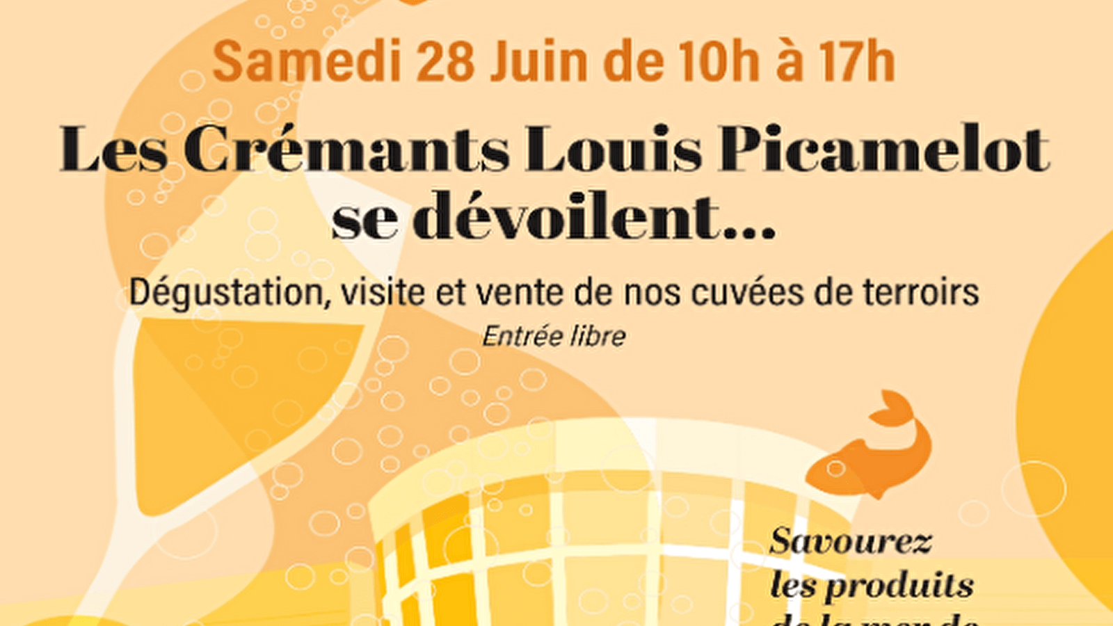 Les Crémants Louis Picamelot se dévoilent