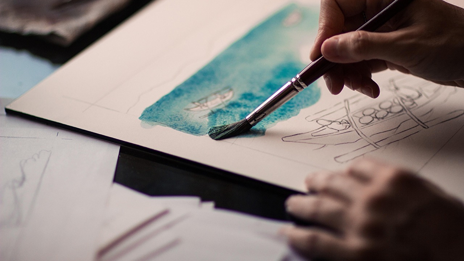 Atelier peinture en mode 'lâcher prise'