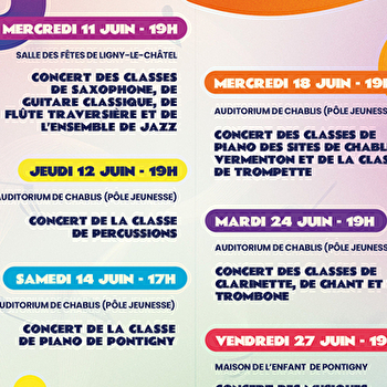 Concert de piano et trompette - CHABLIS