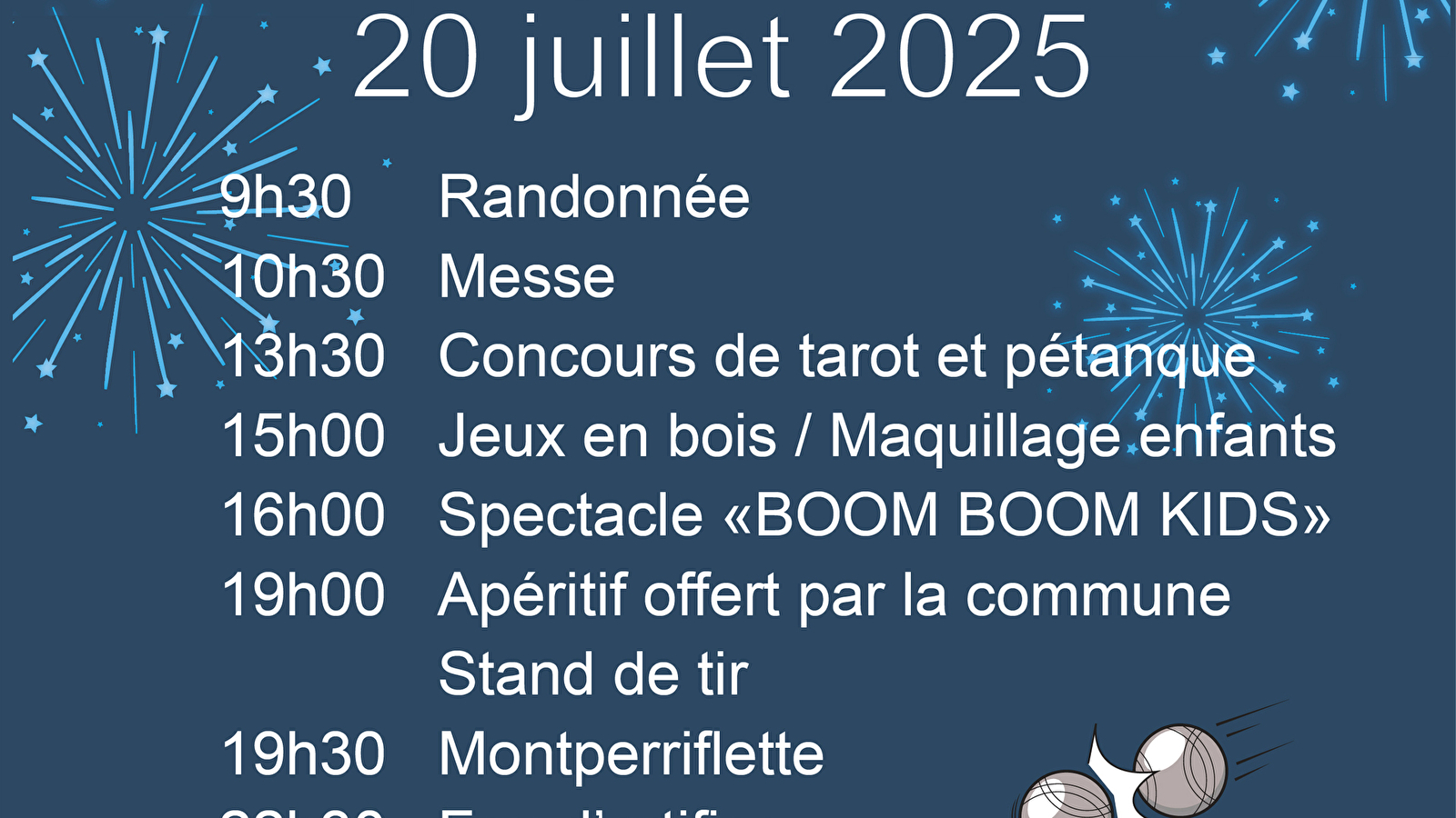 Fête du village de Montperreux