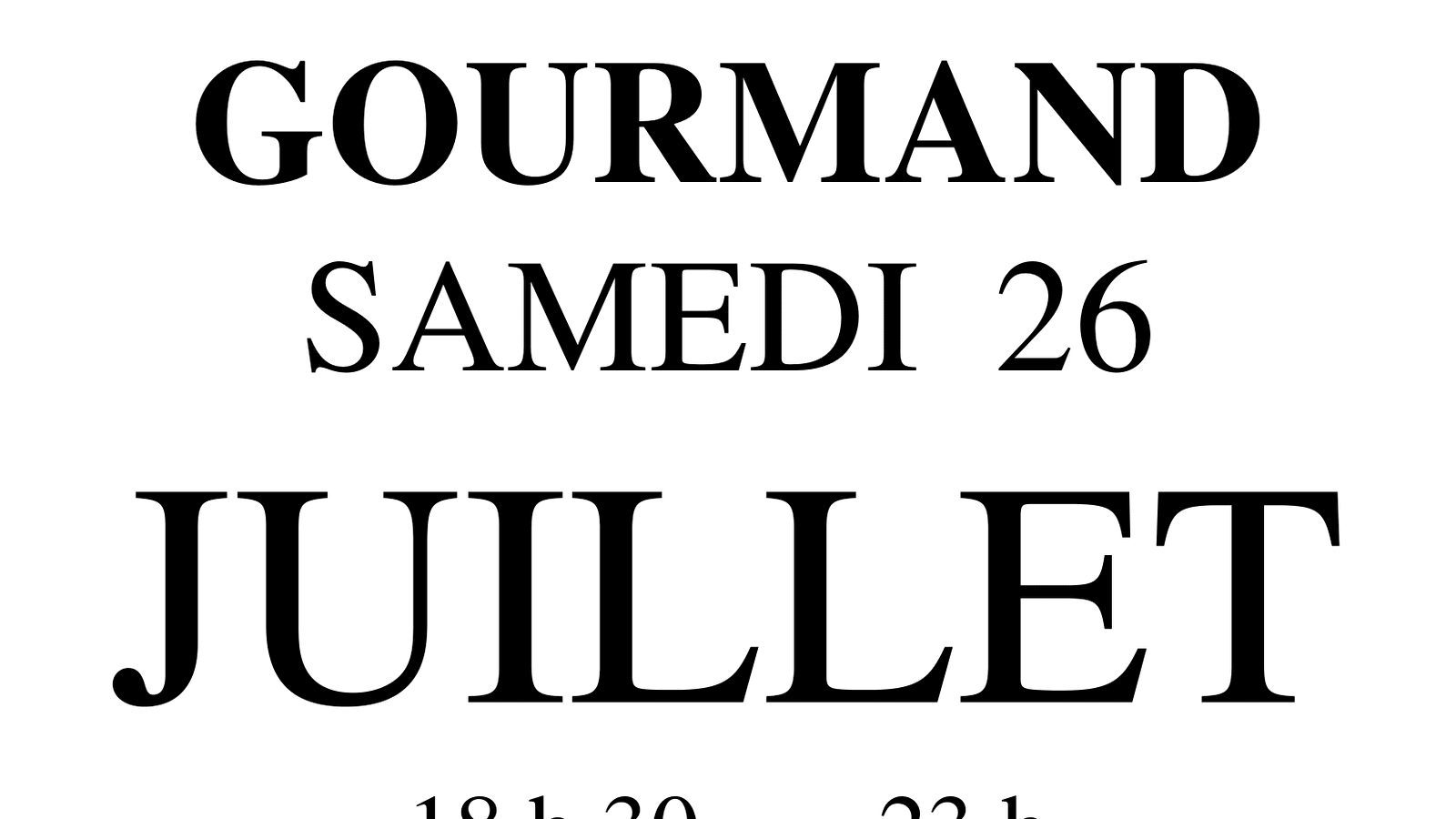 Marché gourmand et artisanal