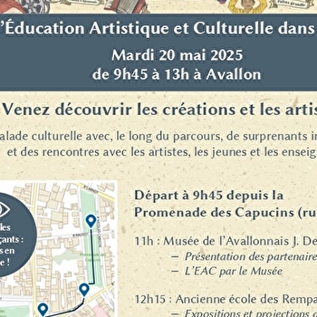 Fête de l'EAC : Balade culturelle dans Avallon - AVALLON