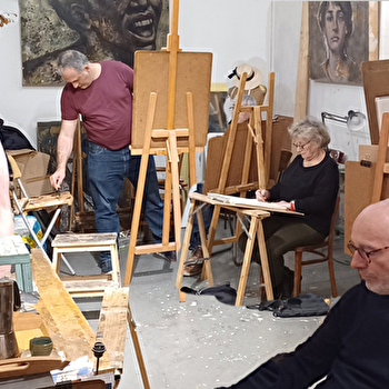 Cours de nu académique avec modèle vivant - VEZELAY