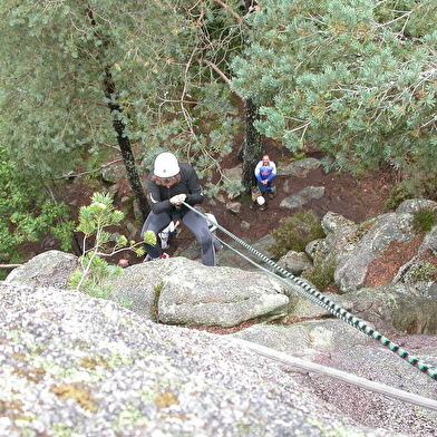 L'escalade au Rocher du Chien