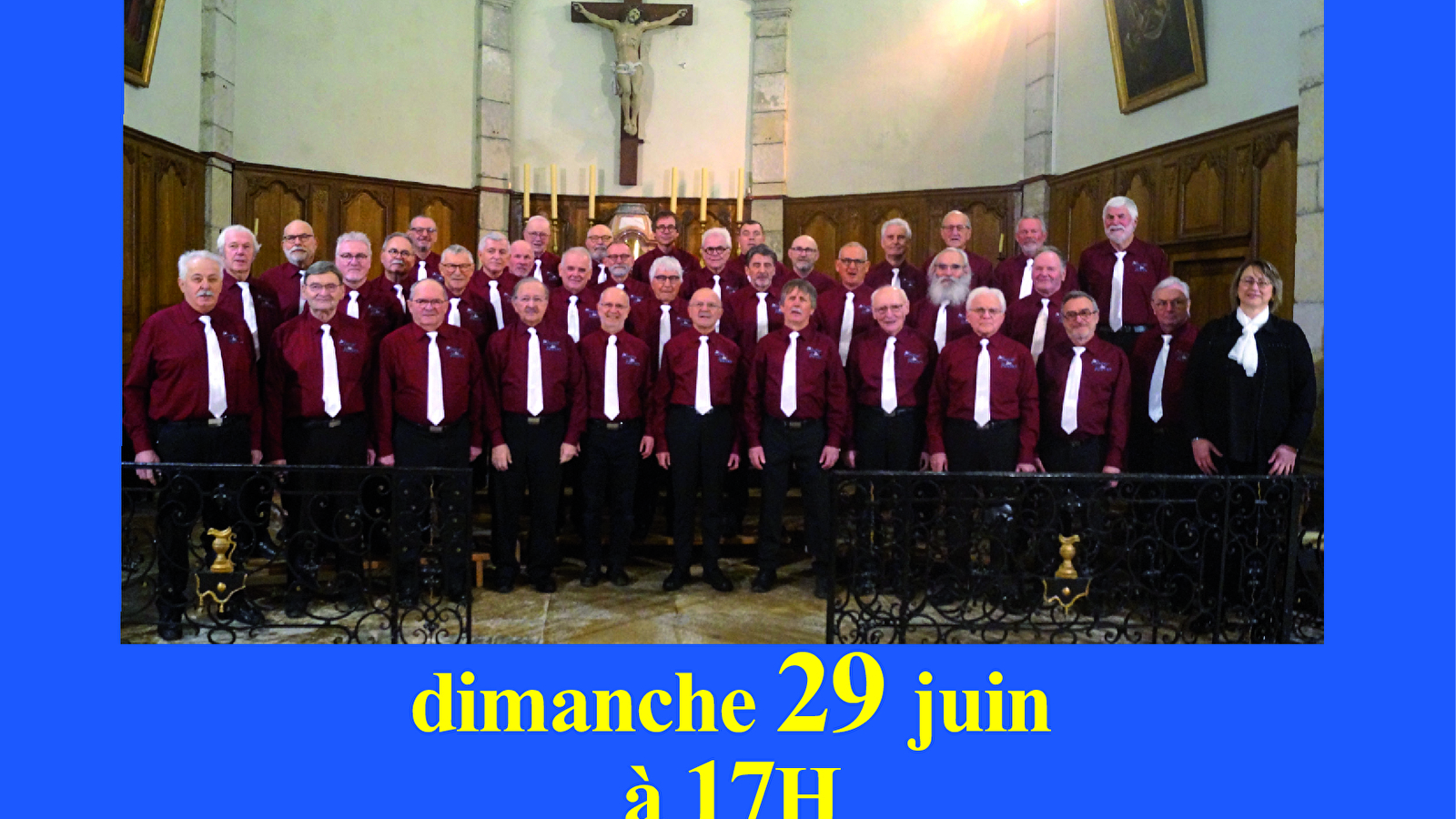 Concert du Choeur des Roches, Choeur d'Hommes