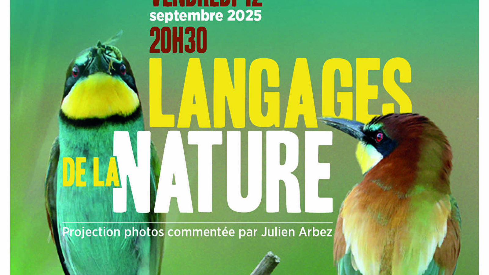 Conférence 'Langages de la Nature' par Julien ARBEZ