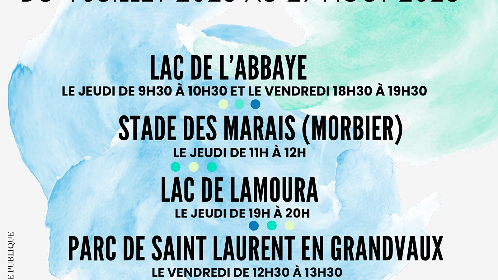 Découverte Pilates - Lac de l'Abbaye