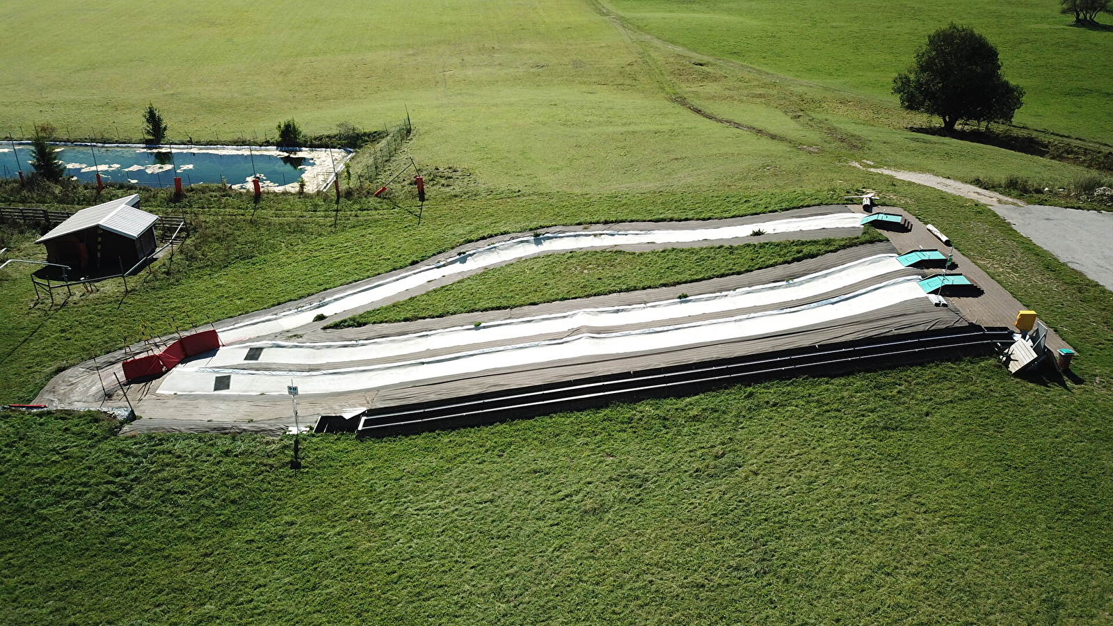 Pistes de luges tubing