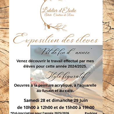 Ouverture de l'Atelier d'Elodie