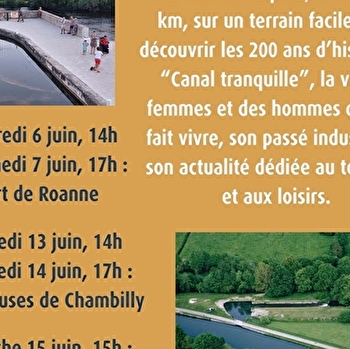 Balade - visites commentée à la découverte du Canal de Roanne à Digoin - DIGOIN