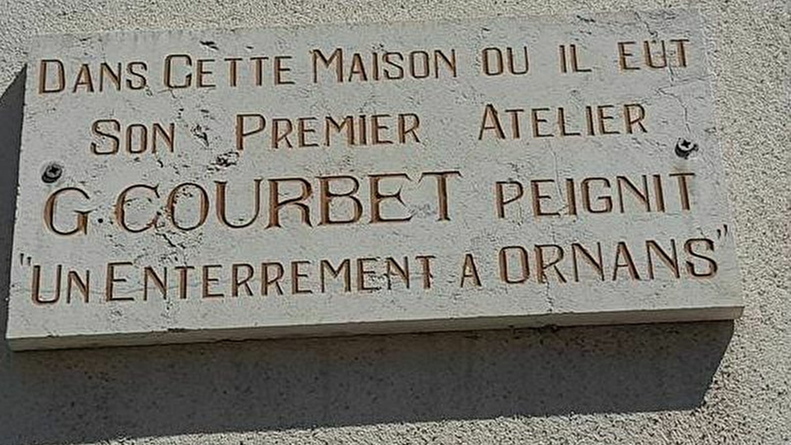Visite du premier atelier de Gustave Courbet