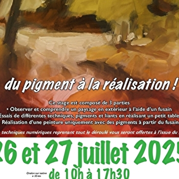 Stage d’été peinture paysage - CORMATIN