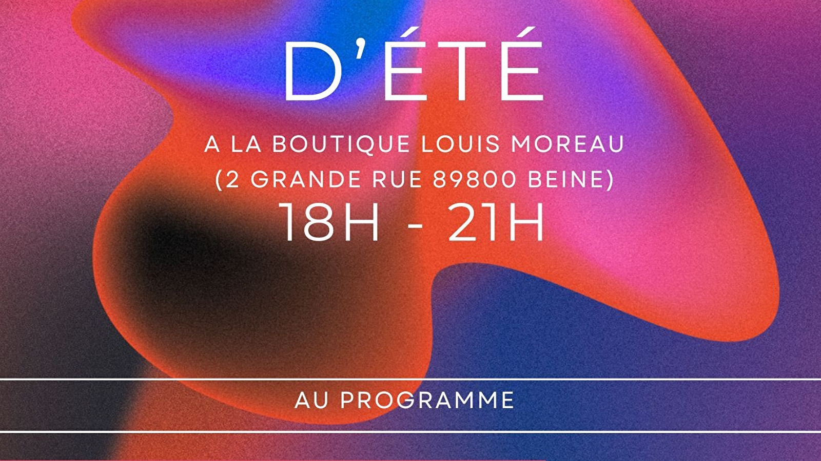 Concerts d'été au Domaine Louis Moreau