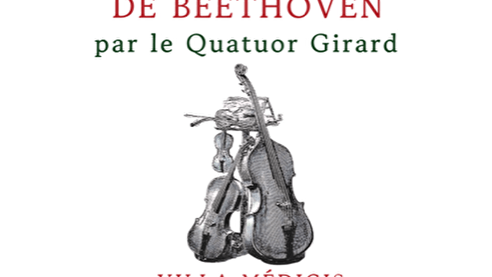 Concert l'intégrale des Quatuors