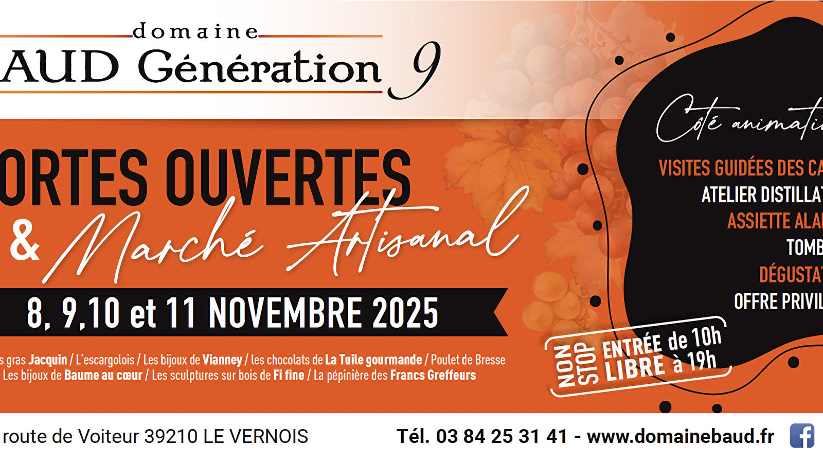 Journées Portes Ouvertes du Domaine Baud - Génération 9