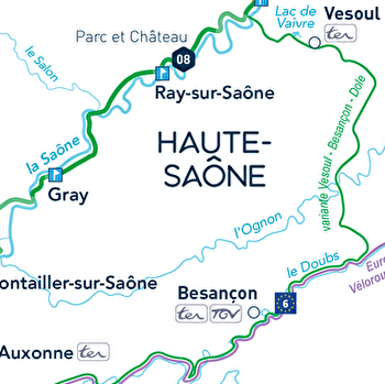 Boucle vélo entre Doubs et Saône - VESOUL