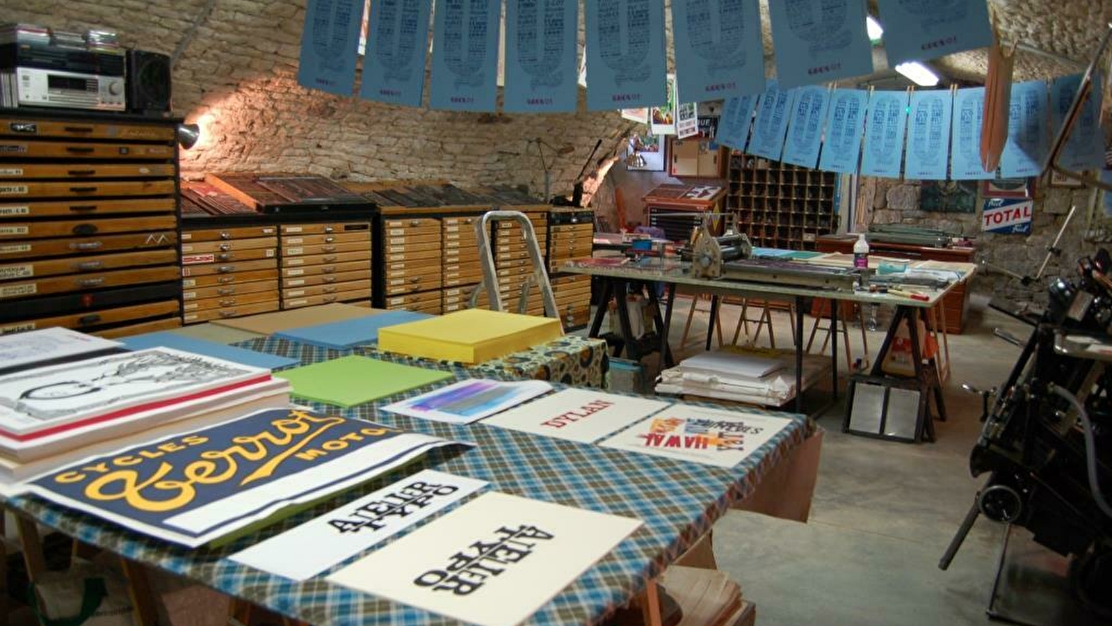 Atelier de typographie Affiche Moilkan