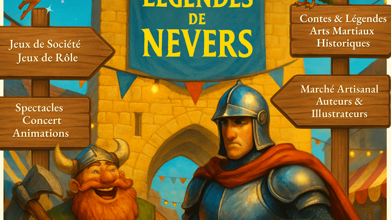 Festival Légendes de Nevers 2025 : le festival de l'imaginaire et de la fantaisie