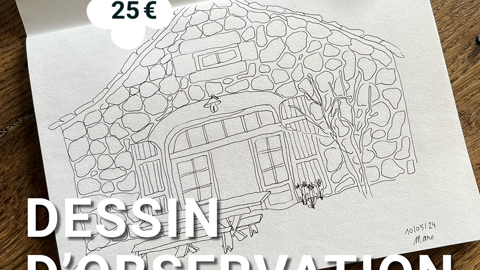 Atelier dessin d'observation en extérieur